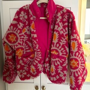 Hit the slopes printed jacket